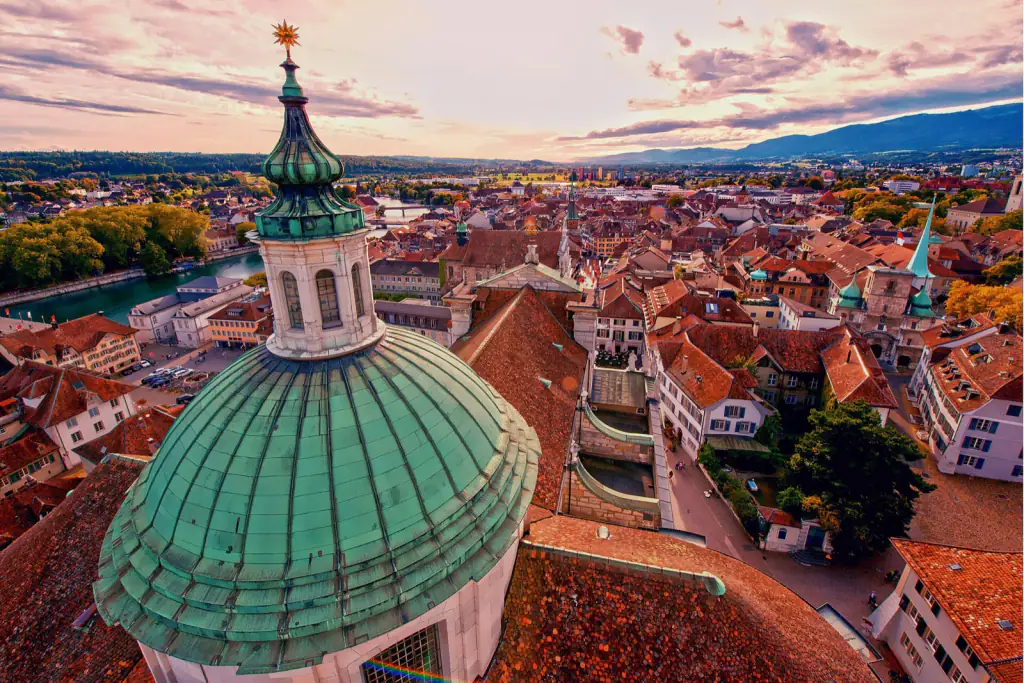 Die St.-Ursen-Kathedrale in Solothurn, benannt nach dem Thebäer Ursus.