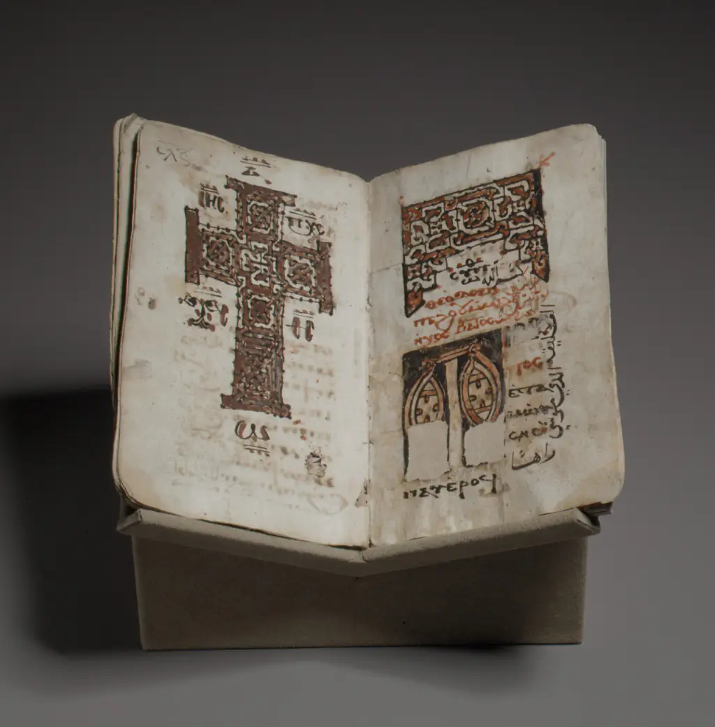 Ein koptischer liturgischer Kodex. Viele Gesänge der Liturgie sind jahrhundertealt. Metropolitan Museum of Art, New York.